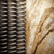 metal and stone background N215