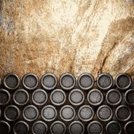 metal and stone background N234