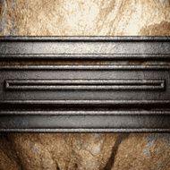 metal and stone background N236