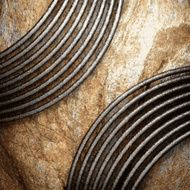 metal and stone background N247