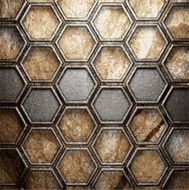 metal and stone background N254