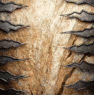 metal and stone background N257