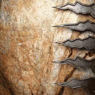 metal and stone background N258