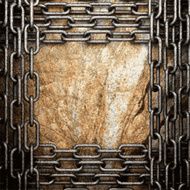 metal and stone background N259