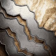 metal and stone background N266