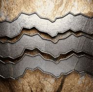 metal and stone background N267