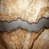 metal and stone background N272