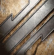 metal and stone background N273