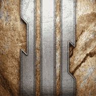 metal and stone background N274