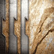 metal and stone background N278