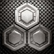 metal background N304