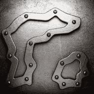 metal background N355