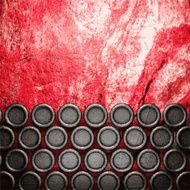 metal and stone background N283