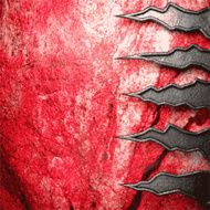 metal and stone background N306
