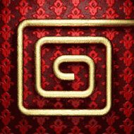 background with gold N2
