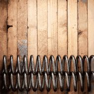 metal and wood background N286