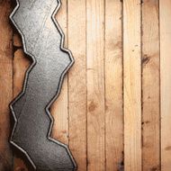 metal and wood background N290
