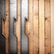 metal and wood background N291