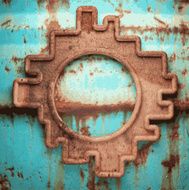 Old metal background N989