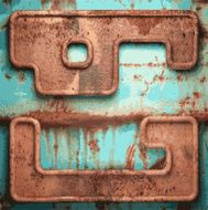 Old metal background N993