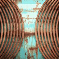 Old metal background N1009
