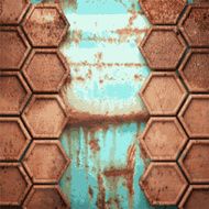 Old metal background N1010