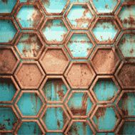 Old metal background N1014