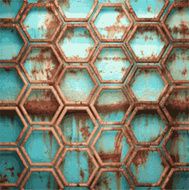 Old metal background N1015