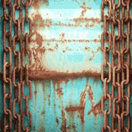 Old metal background N1023