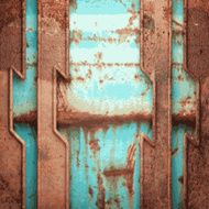 Old metal background N1030