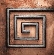 Old metal background N1035