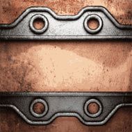 Old metal background N1037