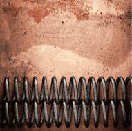 Old metal background N1042
