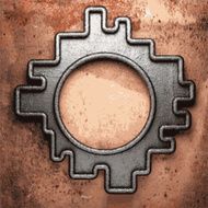 Old metal background N1046