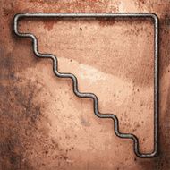 Old metal background N1050