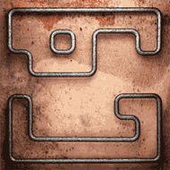 Old metal background N1051