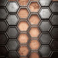 Old metal background N1065