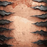 Old metal background N1069