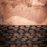Old metal background N1073