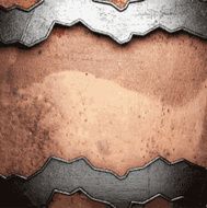Old metal background N1077