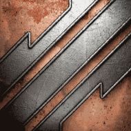 Old metal background N1078