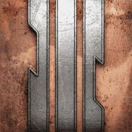 Old metal background N1079
