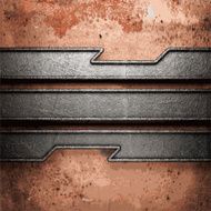 Old metal background N1080
