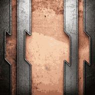 Old metal background N1081