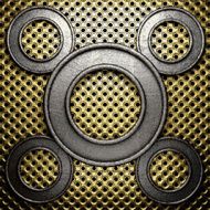 golden and silver background N18