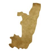Congo grunge treasure map