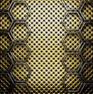 golden and silver background N34