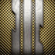 golden and silver background N42