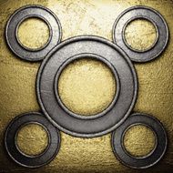 golden and silver background N44