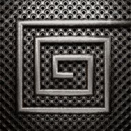 metal on wall background N12